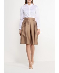 Женская белая классическая рубашка от Sisley