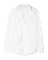 Женская белая классическая рубашка от T by Alexander Wang