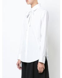 Женская белая классическая рубашка от Y's