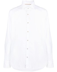 Мужская белая классическая рубашка от Tintoria Mattei