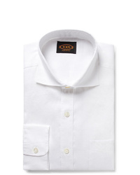 Мужская белая классическая рубашка от Tod's