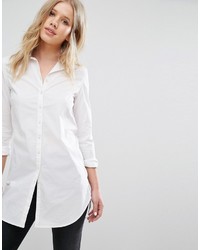 Женская белая классическая рубашка от Tommy Hilfiger
