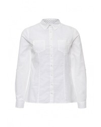 Женская белая классическая рубашка от Troll
