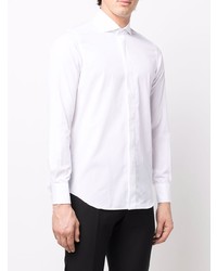 Мужская белая классическая рубашка от D4.0