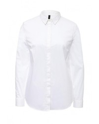 Женская белая классическая рубашка от United Colors of Benetton