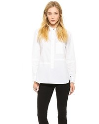 Женская белая классическая рубашка от Victoria Beckham