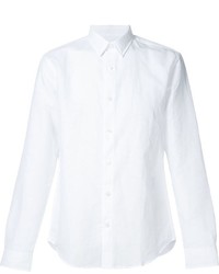 Мужская белая классическая рубашка от Vince