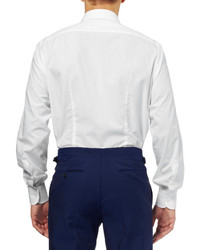 Мужская белая классическая рубашка от Brioni