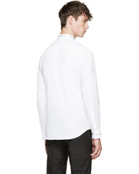 Мужская белая классическая рубашка от Givenchy