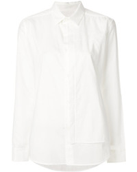 Женская белая классическая рубашка от Y's