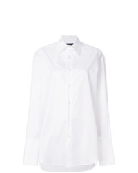 Женская белая классическая рубашка от Yang Li