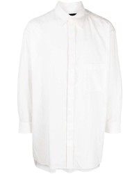 Мужская белая классическая рубашка от Yohji Yamamoto