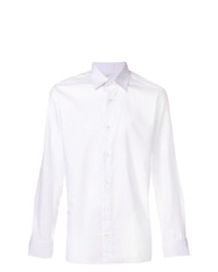 Мужская белая классическая рубашка от Z Zegna
