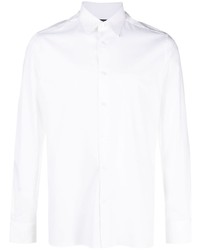 Мужская белая классическая рубашка от Zegna