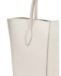 Белая кожаная большая сумка от Tod's