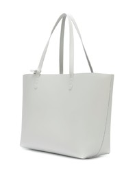Белая кожаная большая сумка от Mansur Gavriel