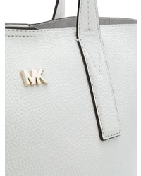 Белая кожаная большая сумка от MICHAEL Michael Kors