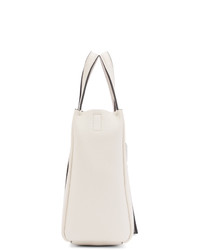 Белая кожаная большая сумка от Marc Jacobs