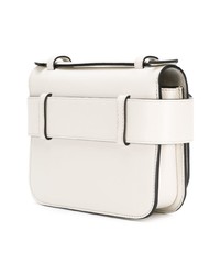 Белая кожаная поясная сумка от Stée