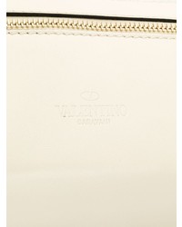 Белая кожаная поясная сумка от Valentino