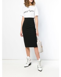 Белая кожаная поясная сумка от Versace