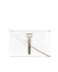 Белая кожаная стеганая сумка через плечо от Givenchy