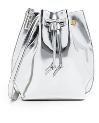 Белая кожаная сумка-мешок от Maiyet