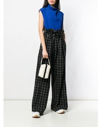 Белая кожаная сумка-мешок от Valextra