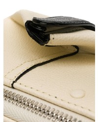 Белая кожаная сумка-мешок от Valextra