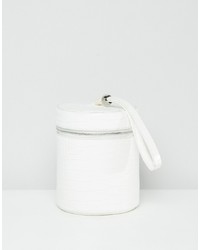 Белая кожаная сумка-мешок от Missguided