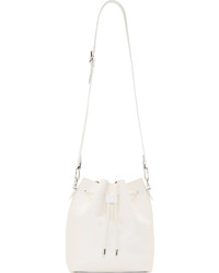 Белая кожаная сумка-мешок от Proenza Schouler
