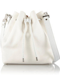 Белая кожаная сумка-мешок от Proenza Schouler