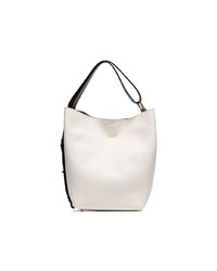 Белая кожаная сумка-мешок от Givenchy
