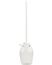 Белая кожаная сумка-мешок от Mansur Gavriel