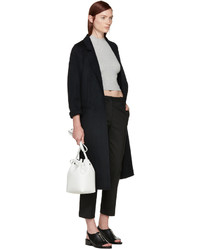 Белая кожаная сумка-мешок от Mansur Gavriel