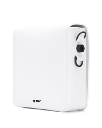 Белая кожаная сумка почтальона от Off-White