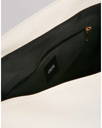 Белая кожаная сумка-саквояж от Asos