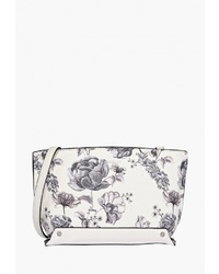 Белая кожаная сумка через плечо с цветочным принтом от Fiorelli