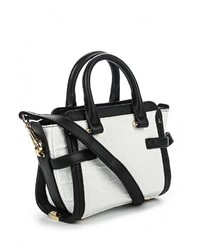 Белая кожаная сумка через плечо от Baggini