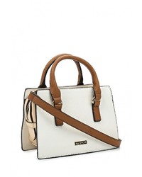 Белая кожаная сумка через плечо от Call it SPRING