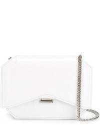 Белая кожаная сумка через плечо от Givenchy