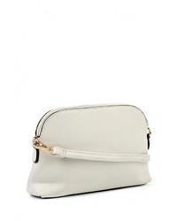 Белая кожаная сумка через плечо от Johnny