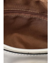 Белая кожаная сумка через плечо от Johnny