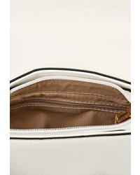 Белая кожаная сумка через плечо от Johnny