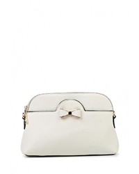 Белая кожаная сумка через плечо от Johnny