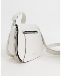 Белая кожаная сумка через плечо от Juicy Couture