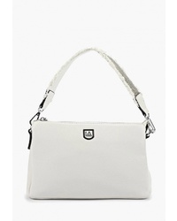 Белая кожаная сумка через плечо от Laccoma