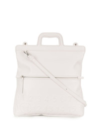 Белая кожаная сумка через плечо от Maison Margiela