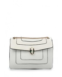 Белая кожаная сумка через плечо от Marc Johnson