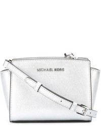 Белая кожаная сумка через плечо от MICHAEL Michael Kors